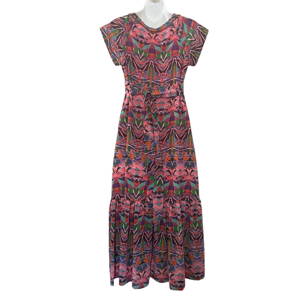 Mural Maxi Dress Vanessa Virginia Anthropologie - Picture 5 of 9